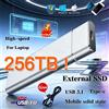 NONE SSD Mini Portatile 256TB 1TB 2TB SSD Originale ad Alta Velocità, Unità di Archiviazione di Massa USB3.0, Disco Rigido Esterno per Computer e Laptop