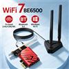 fenvi Adattatore di rete wireless Fenvi BE6500 WIFI 7 PCIE Bluetooth 5.4 Tri-Band 6G/5G/2.4Ghz WiFi7 MT7925 per PC Win 10/11