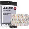 BTF-LIGHTING Striscia LED SK6812 4 in 1 RGBW 60 LED Simile a WS2812B 5m Luci LED RGBWW Indirizzabili Individualmente IP30 5V