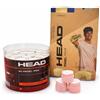 HEAD Pacchetto Head Paddle || Palline Head Pro S+ + Overgrip - Pronto per giocare - Pacchetti diversi per ogni partita ed esigenza