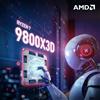 AMD Processore Gaming AMD Ryzen 7 9800X3D 8-Core 16-Thread L3=96M 4.7GHz 120W DDR5 Socket AM5 4NM R7 9800X3D ma senza ventola