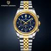 PAGANI DESIGN Nuovo Orologio da Polso da Uomo 40MM al Quarzo con Movimento Giapponese VD53, Vetro Zaffiro, Acciaio Inossidabile, Impermeabile, Luminoso C3 con Data