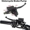 NONE Pompa Freno Moto 22mm Anteriore Destra Idraulica con Leva per Ciclomotore, Dirt Bike, ATV, Quad, Buggy, Go Kart