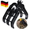 MMS Pinza Idraulica per Mini Escavatori JCB GG NEX Kingway Berger Kruas da 0,8-1,5 Tonnellate - Artiglio per Tronchi per Piccoli Escavatori Cinesi, Spedizione Veloce Gratuita dalla Germania