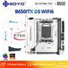 SOYO Scheda madre da gioco SOYO AMD B650ITX supporta RAM DDR5 dual-channel, processori CPU AM5 Ryzen 7000 8000 9000, PCIE5.0x4, ARGB, WiFi6