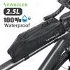 NEWBOLER Borsa per Bicicletta NEWBOLER, Portabile, da Telaio Anteriore, per MTB e Bici da Strada, Capacità 2.5L, Ultraleggera