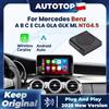 AUTOTOP Carplay Wireless Compatibile con Mercedes Benz A B C E CLA GLA GLK ML Sprinter NTG4.5 Modulo Becker Navigazione Android Auto
