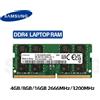 SAMSUNG DDR4 4GB 8GB 16GB 2666MHz 3200MHz Memoria RAM per laptop Non-ECC SODIMM 1.2V 260PIN Memoria per notebook per CPU Intel e AMD