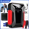 bromose Compressore d'aria portatile con power bank, gonfiatore per pneumatici 150PSI, avviatore di emergenza, borsa multifunzionale, booster per batteria auto 12V
