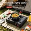 NONE Fornello a Gas Portatile 2.5KW Alimentato a Butano con Custodia per Trasporto, Ideale per Campeggio, Escursionismo, Picnic, Viaggi, Casa e Cucina d'Emergenza