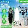 funwater SUP Outdoor Water Station Board Funwater 330 * 84 * 15 cm Tavola da Paddle Gonfiabile con Capacità di Carico Massima di 165 kg e Set Completo di Accessori Adatta per Laghi, Spiagge, Yoga Acquatico,