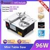 NONE Podofo Mini Sega da Banco 96W 5000RPM, Piccola Sega Elettrica per Lavorazione del Legno con Lama da 63mm, Utensile per Modellismo Fai-da-Te, Macchina da Taglio da Tavolo per Substrato PCB, Lastra