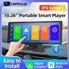 Podofo 10.26" Lettore MP5 Carplay Portatile Multimediale Intelligente Wireless Carplay Android Auto Trasmettitore FM Radio per Auto con AI Voice