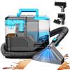 Vortisys Aspirapolvere Lavante 25KPA, Pulitore per Tappeti Portatile con Cavo, Pulitore per Macchie Rimovibile con Due Serbatoi d'Acqua, Aspirapolvere per Superfici Asciutte e Bagnate