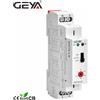 GEYA GRT8-LS/LM Interruttore a tempo per illuminazione scale su guida DIN, 230VAC 16A, ritardo spegnimento 0,5-20 minuti, relè interruttore luce