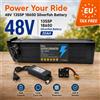 Batteria al litio Silver Fish 36V/48V/52V/60V 10Ah 12Ah 15Ah 20Ah per bicicletta elettrica pieghevole da 250W-1800W con caricatore XLR da 2A