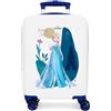 Disney Frozen Valigia per Bambini Rigida in ABS con Chiusura a Combinazione Laterale, 4 Ruote - Bagaglio a Mano | Joumma Bag