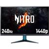 Acer NITRO VG2 UM.HV2EE.202 Monitor PC 68,6 cm [27] 2560 x 1440 Pixel Quad HD Ne