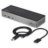 StarTech.com USB-C e USB-A Dock - Docking station universale triplo monitor Disp