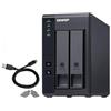 QNAP TR-002 contenitore di unitÃ di archiviazione Box esterno HDD/SSD Nero 2.5/