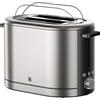 WMF Lono Silk Tostapane a 2 fette in acciaio inox, doppia fessura con inserto per panini XXL, effetto anti-impronte, funzione LED, 2 fette, scomparto per briciole, 7 livelli di doratura, 900 Watt