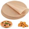 GOMETY 200 fogli di carta da forno rotondi diametro 30 cm, carta da forno antiaderente, carta da forno Airfryer, carta da forno rotonda resistente al calore, pellicola di cottura permanente per padelle