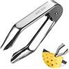ZAAWUUT Pelapatate in acciaio inox 304 da 12,4 cm, per tagliare patate, carote, fragole, utensili da cucina in metallo per frutta e verdura