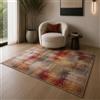Zahiali Tappeto Salotto Moderno Astratto Multicolore, Lavabile in Lavatrice e Antiscivolo TPR, Pelo Corto Morbido per Soggiorno e Camera da Letto (200 x 300 cm)