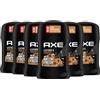 Axe Deodorante Stick Leather & Cookies Deodorante senza alluminio con profumo di lunga durata, 6 pezzi x 50 ml