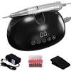 VOLTIX Fresa per Unghie Professionale 35000 Giri, Set Manicure Elettrico con Pedale e 6 Fresa, Lima Elettrica per Unghie in Gel e Acriliche, Nail Drill, Macchina Manicure e Pedicure
