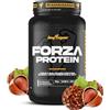 Big Man BigMan | Forza Protein 1Kg | Proteina 80% | Isolato Protein Soia + Concentrato Proteine Whey | Creatina | Alto Contenuto di Proteine e Recuperatore (1 Kg, Choco Nocciola)