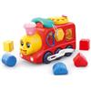 Hola - Trenino Giocattolo 3 in 1 con attività per Bambini - Telefono Antico e cubo di attività - con luci e Suoni - Gioco educativo per Bambini +18 Mesi - Pulsante di Pausa e Azione di Movimento