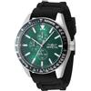 Invicta Aviator 47591 Orologio da uomo - Movimento al quarzo - Acciaio inossidabile con quadrante verde - 45 mm