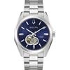 Bulova Orologio da polso classico automatico in acciaio inox | 42mm | 96A275