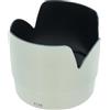 vhbw Paraluce sostituisce Canon ET-86 per 77 mm obiettivo bianco/grigio, plastica, tulipano, 11,3 cm