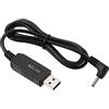 PATIKIL 6W 1A USB Step Up Tensione Convertitore, DC 5V a DC 12V Alimentazione Fornitura Adattatore 90 Gradi Angolo 3.5x1.35mm Cavo per Router LED Lampada Altoparlanti