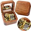 Sinzyo Howl's Moving Castle-Merry Go Round of Life Scatola Musicale Vintage in Legno Movimento Natale San Valentino Regalo di Compleanno (Nota Musicale Palissandro)