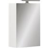 Vicco Mobile a specchio per il bagno Lavio, Bianco, 40 x 60 cm | con illuminazione a LED, con ripiano integrato e illuminazione a LED