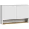 Vicco Mobile bagno Viktor, Bianco/Rovere artigianale, 93.6 x cm | a 2 ante