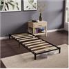 Dreamzie - Letto 90x200 con Doghe in Legno in Acciaio - Altezza 25cm