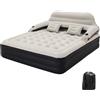 RAPTAVIS Materasso ad aria king size con testiera e cuscini, materasso gonfiabile