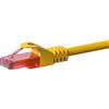 DSIT Cavo di rete CAT6, U/UTP, 10 metri, giallo, 100% rame