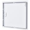 VEVOR Pannello di accesso per cartongesso, 34x34 cm. Porta di accesso in acciaio zincato, pannello di servizio con cerniere, facile da installare e con chiusura a vite, per impianti idraulici ed elettrici a soffitto. Dimensioni dell'apertura: 32x32 cm. …