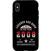 Geboren 2008 Legendär Geburtstagsgeschen Custodia per iPhone X/XS Vintage 2008 Leggenda Compleanno Vintage Retro Regalo