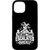 Goat Chaos Club Custodia per iPhone 15 Divertente questa cosa di capra si è intensificata rapidamente e stravagante umorismo delle capre