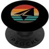 Paper Airplane Apparel for Aviation Love Vintage Carta Aeroplano Retro Tramonto Grafica Uomini PopSockets PopGrip Adesivo