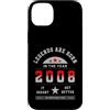 Geboren 2008 Legendär Geburtstagsgeschen Custodia per iPhone 14 Plus Vintage 2008 Leggenda Compleanno Vintage Retro Regalo