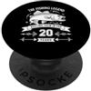 20 YEAR OLD FISHER BIRTHDAY PRESENTS La leggenda della pesca li avvolge per 20 anni di compleanno PopSockets PopGrip Adesivo