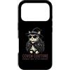Coven Couture Witchy Halloween Fashion G Custodia per iPhone 17 Pro Cappello da strega gatto con occhiali da sole e piume, scialle elegante