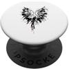 Stylish Phoenix Mythical Phoenix Bird Rise From Ashes Watercolor Graphic PopSockets PopGrip Adesivo